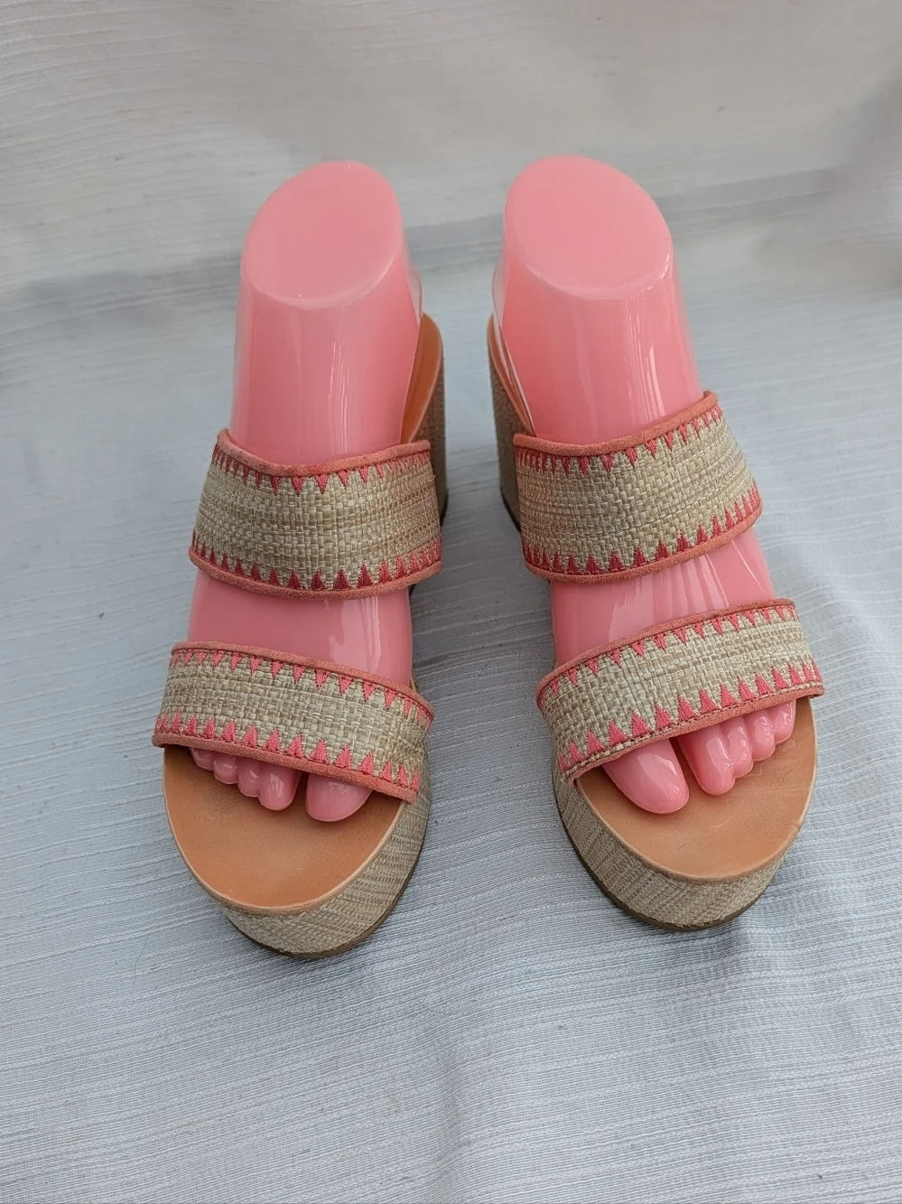 DV by Dolce Vita  Double-Strap Wedge Sandals Size 8.5